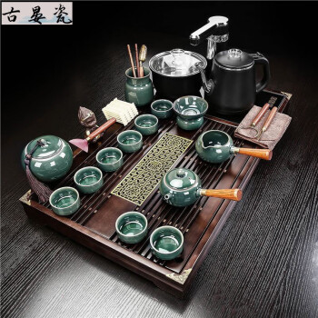仁】『紫砂壺・筋紋宮燈壺・顧景舟款・紫泥・茶具・茶道品』極細