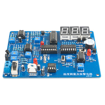 伍陆电子 温度测量及报警电路竞赛套件电工技术装配调试焊接制作JS-56-334