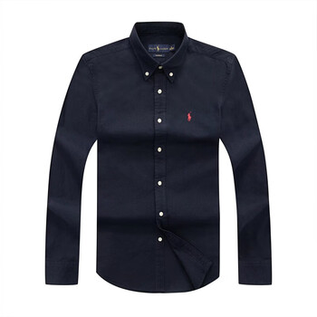 laurenralphlaurenralphlauren美国拉夫劳伦长袖衬衫男保罗polo条纹