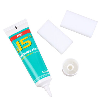 红双喜(DHS)乒乓球拍胶皮专用无机胶水50ML 胶皮打底用水溶性粘合剂 15号无机胶水
