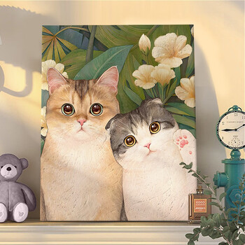 数字油画猫价格报价行情- 京东