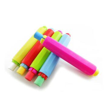 御杰11色200支白彩色粉笔套装儿童涂鸦笔无尘无毒粉笔教学黑板报专用彩色粉笔教师专用