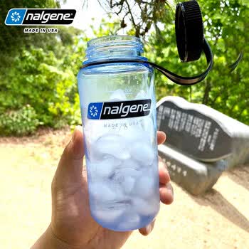 乐基因（nalgene）美国进口塑料水杯户外运动男女学生夏季耐高温便携刻度杯子400ml