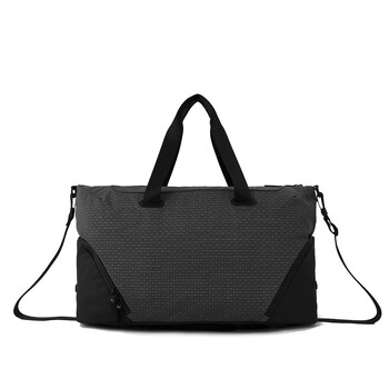 锐步防泼水大容量健身运动包可拆卸肩带多场景通勤旅行包 黑色