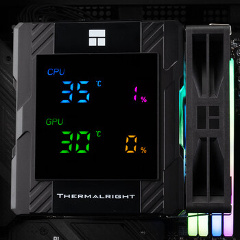利民（thermalright）Peerless Assassin 120 Digital ARGB BLACK 数显屏 风冷散热器  双塔散热器 6热管