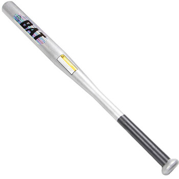 英辉（INVUI）棒球棒车载家用棒球棍合金钢球棒自驾游防身锻炼装备 30英寸 银色