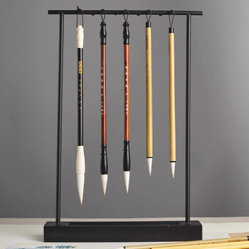 六品堂国画毛笔套装9支装送笔帘 兼毫羊毫勾线白云毛笔学生国画工笔画书法颜料画笔 六品堂国画毛笔套装9支装送笔帘 兼毫羊毫勾线白云毛笔学生国画工笔画书法颜料画笔