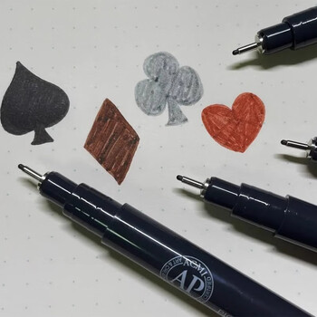 派通（Pentel ）0.8mm水性绘图针管笔 美术绘画描边笔漫画设计勾线笔 S20P-8A