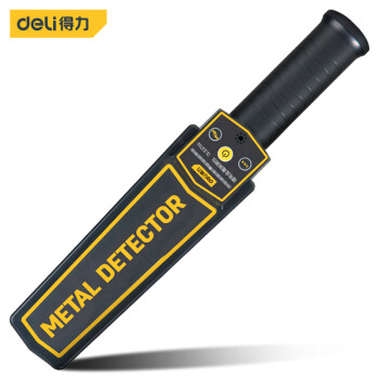 得力（deli）DL337141 金属探测仪锂电池(黄) 41cm（充电款） 企业订单 个人勿拍