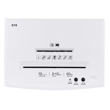 三木(SUNWOOD)5级保密办公商用碎纸机 (单次10张 持续60分钟 21L 可碎纸,光盘,卡,回形针、订书针) S19 三木(SUNWOOD)5级保密办公商用碎纸机 (单次10张 持续60分钟 21L 可碎纸,光盘,卡,回形针、订书针) S19
