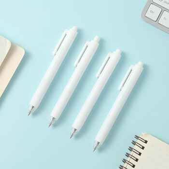 晨光（M&G）小胖丁按动中性笔0.5mm黑色顺滑刷题学生考试办公签字笔AGPJ9701A 12支