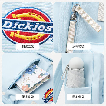 Dickies电脑双肩包女包13.3/14英寸轻薄笔记本旅行女士DK背包学生书包