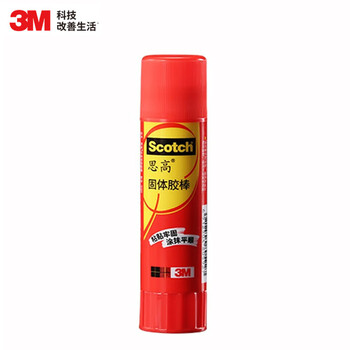 3M 胶棒 固体胶/固体胶棒/固体胶水 粘贴牢固快干耐用 办公用品 8g/单支装 5008B