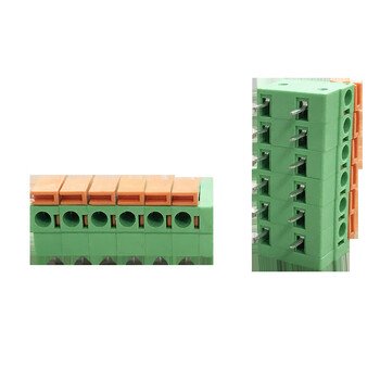 DIERAN  PCB接线端子DA142R-5.08 免螺丝端子台 按压弹簧式接线端子