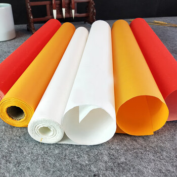 芬尚 檀皮水墨长卷书画纸 毛笔书法绘画作品参展送礼用白色生宣纸加厚宣纸 0.5*20米