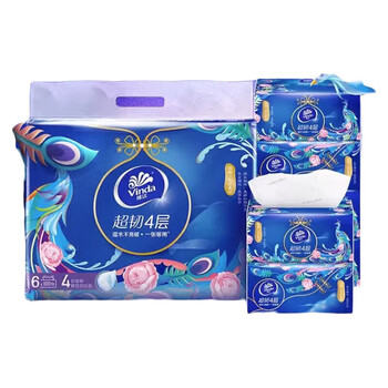 维达（Vinda）【食用油+抽纸】至臻礼遇玉米油5L+V2808抽纸100抽6包*2提 非转
