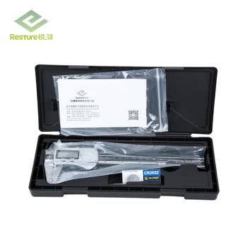 哈量 锐测IP67电子数显防水卡尺可水下测量高精度 大屏幕0-150_0.01mm 不锈钢