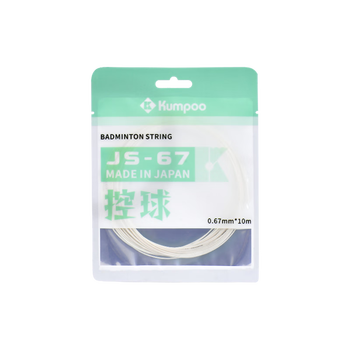 薰风（KUMPOO）新款羽毛球线熏风高弹耐高磅多色可选尼龙耐磨羽线 JS-67白色
