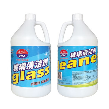 净万家 玻璃清洁剂 浴室车窗瓷砖光滑表面去污防雾防尘 3.785L*5桶