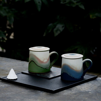 象上 陶瓷马克杯情侣对杯高颜值家用水杯新婚伴手礼结婚生日礼物