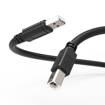 eKL USB打印线5米 USB2.0方口高速打印机线 A公对B公方口hp惠普佳能爱普生连接线UC05