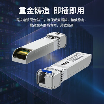 HAILE海乐 光模块SFP-XG-SM1270-A万兆单模单纤10G 1270/1330nm 10km带DDM 1对兼容华为锐捷中兴思科