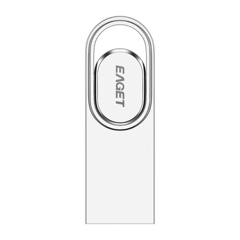 忆捷（EAGET）金属简约U盘 64GB USB2.0接口 学生办公商务优盘 平板电脑音箱打印机等均兼容 高速稳定便携 U5