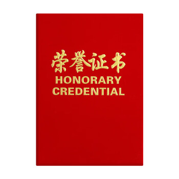 泰档证书荣誉证书绒面烫金A4尺寸加厚空白内芯内页大12开（A4）10张RJ1210