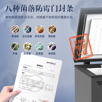 澳柯玛（AUCMA）147升家用冰柜商用卧式小冰柜冰箱 冷藏柜冷冻柜转换冷柜 一级能效  银河灰BC/BD-147NEM 