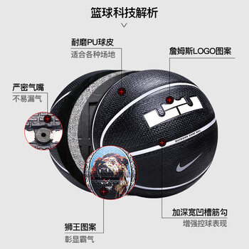 耐克（NIKE）耐克篮球7号詹姆斯防滑室内外训练比赛N100437250607/DO8262-506