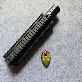 锦明8代9代xm316黑牛机匣m4鱼骨配件金属m016短突改装套装 9寸短突