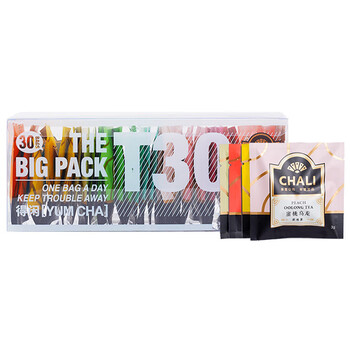茶里（ChaLi）养生花茶 茉莉绿茶蜜桃乌龙薏米茶 15种多口味组合30包 团购福利