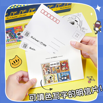 Touch marktouchmark吾皇猫联名绘画画材套装礼盒11件套儿童学生美术绘画diy专用马克笔套装生日儿童