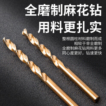 德力西电气（DELIXI ELECTRIC）高硬度麻花钻头不锈钢合金钢铁高速钢打孔DLX-042T【25件套】