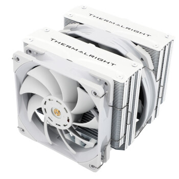 Thermalright(利民)Frost Commander 140 WHITE冰封统领 5X8mmAGHP4.0热管回流焊 白色风冷散热器FC140 WHITE