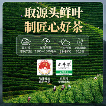 西湖江南2026新茶特级龙井茶明前茶叶礼盒装杭州特产250g送礼物长辈老丈人