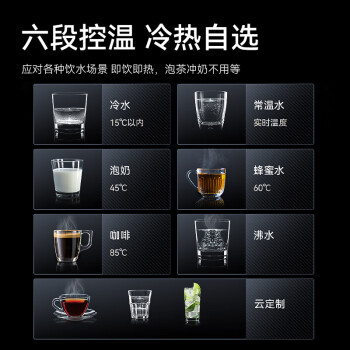 凯度（CASDON）家用 管线机 净饮机 壁挂式 直饮水机 冷热一体 定量取水 智慧彩屏 壁挂式管线机  G1