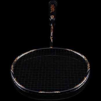 尤迪曼10U全碳素手柄连体羽毛球拍单拍黑金色拍包款 尤迪曼10U全碳素手柄连体羽毛球拍单拍黑金色拍包款