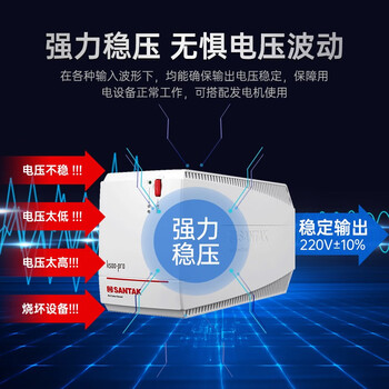 山特UPS不间断电源应急后备式  K500 500VA/300W智能稳压续航
