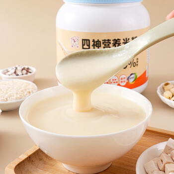 鹭芳四神营养米粉 高钙钙铁锌流食鼻饲糊流食中老年成人米糊650g