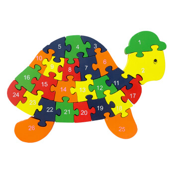 早教玩具 水 昆虫类 木制动物拼图 数字26个英文字母 乌龟【图片 价格