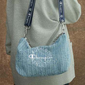 Champion冠军秋季新款幸运饼干斜挎包女腋下包双背 浅蓝 均码 Champion冠军秋季新款幸运饼干斜挎包女腋下包双背 浅蓝 均码
