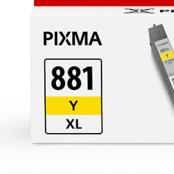 佳能（Canon）CLI-881XL Y 大容量黄色墨盒(适用TS8380t/TS708/TS708t/TS9580/TS9180/TS8380)