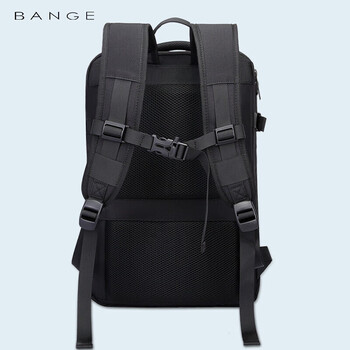 班歌 男大容量多功能旅行包大学生礼物16吋笔记本电脑双肩背包黑小 班歌 男大容量多功能旅行包大学生礼物16吋笔记本电脑双肩背包黑小