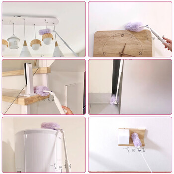 花王（KAO）静电除尘掸1个鸡毛掸子除尘扫灰家用不掉毛汽车擦车除尘掸子