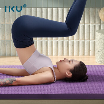 IKU瑜伽减震垫隔音加长加厚防滑专业运动垫男健身跑步垫子61*15紫色 IKU瑜伽减震垫隔音加长加厚防滑专业运动垫男健身跑步垫子61*15紫色