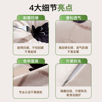 慢说沙发抱枕轻奢高级感可拆洗靠枕床上靠背腰办公室含枕芯内胆45x45