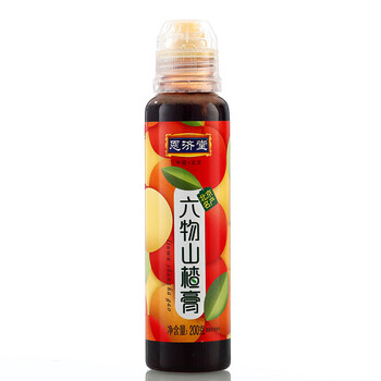恩济堂六物山楂膏200g老北京特产药食同源滋补儿童宝宝非蜂蜜秋梨膏饮料