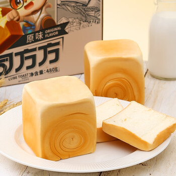 三只松鼠(three squirrels)【手撕面包1kg】早餐点心健康吐司食品休闲
