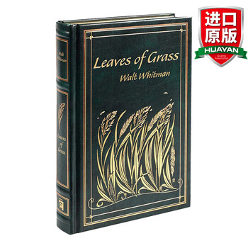 《Leaves of Grass 英文原版 草叶集 经典皮革精装 沃尔特·惠特曼 Walt Whitman David 英文版 进口英语原版 ...